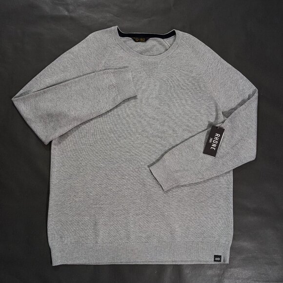 $118 Rhone Sweater Men`s Size 2XL Gray Crewneck Pullover Knit Dubliner